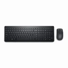 Teclado Inalámbrico Dell Español, Tamaño Completo (100%), Teclado Numérico, Negro