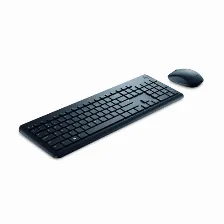 Teclado Inalámbrico Dell Español, Tamaño Completo (100%), Teclado Numérico, Negro