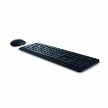 Teclado Inalámbrico Dell Español, Tamaño Completo (100%), Teclado Numérico, Negro