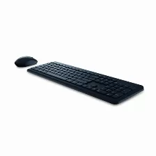 Teclado Inalámbrico Dell Km3322w Tamaño Completo (100%), Teclado Numérico, Negro