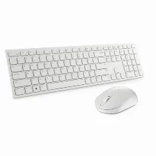 Teclado Inalámbrico Dell Km5221w Español, Tamaño Completo (100%), 10 M, Teclado Numérico, Blanco