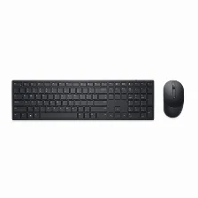 Kit Teclado Y Mouse Dell, Km5221wbkb-ltn, Inalambrico, Negro