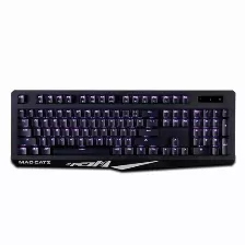 Teclado Mad Catz S.t.r.i.k.e. 4 Gaming Meca¡nico Rgb Color Negro