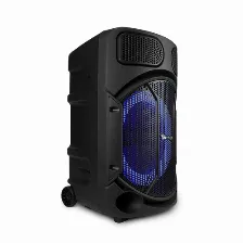 Bocina Vorago Karaoke Speaker 502, Bluetooth, Usb, Microfono Alambrico, Ruedas Traseras, Negro