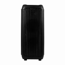 Bocina Vorago Karaoke Speaker 600, 80w Rms, Usb, Bt, Rgb, Incluye Microfono Y Control Remoto, Negro