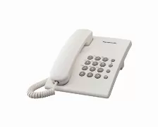 Teléfono Panasonic Kx-ts500 Identificador De Llamadas, Blanco