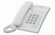 Teléfono Panasonic Kx-ts550mew Identificador De Llamadas, Blanco