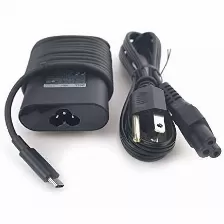 Cargador Original Dell Para Laptop, 45w, Usb-c, 100v-240v, Negro