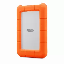 Disco Duro Externo Lacie Rugged Mini 1 Tb, Usb Tipo C 3.2 Gen 1 (3.1 Gen 1), Naranja