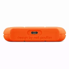 Disco Duro Externo Lacie Rugged Mini 1 Tb, Usb Tipo C 3.2 Gen 1 (3.1 Gen 1), Naranja
