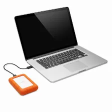 Disco Duro Externo Lacie Rugged Mini 2000 Gb, Micro-usb B 3.2 Gen 1 (3.1 Gen 1), Naranja, Plata