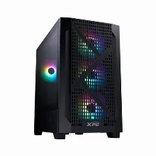 Gabinete Xpg Lander 300, Midi-tower, Micro-atx/mini-itx, Sin Fuente, 4 Ventiladores, Negro