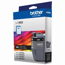 Cartucho De Tinta Brother Lc402bks Original, Negro, Rendimiento Estándar