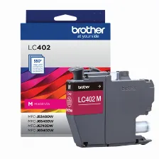Cartucho De Tinta Brother Lc402ms Original, Magenta, Rendimiento Estándar