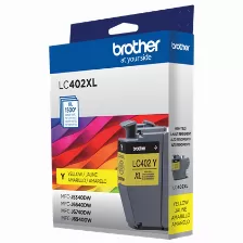 Cartucho De Tinta Brother Lc402xlys Original, Amarillo, Alto Rendimiento (xl)