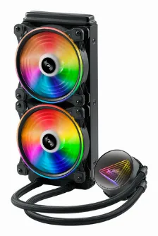 Enfriamiento Liquido Xpg Levante Ii 240, 240mm, Max. 2000rpm, Rgb, Negro