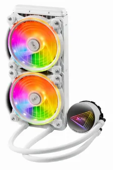 Enfriamiento Liquido Xpg Levanteii240-whcww, Para Cpu, 2x 120mm, Hasta 2000rpm, Blanco