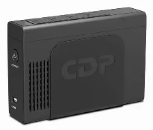 No Break Cdp, Compacto 500va, 250w, 4 Contactos, 1xusb, Respaldo 5min, Bateria Litio, Negro
