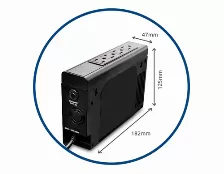 No Break Cdp, Compacto 500va, 250w, 4 Contactos, 1xusb, Respaldo 5min, Bateria Litio, Negro