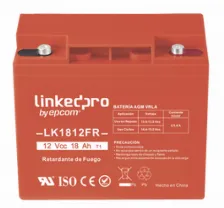 Bateria Linkedpro Lk1812fr Sealed Lead Acid (vrla), 12 V, 18000 Mah, Rojo