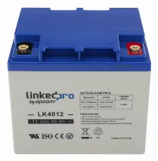 Bateria Linkedpro Lk4012 Sealed Lead Acid (vrla), 12 V, 40000 Mah, Azul, Gris