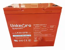 Bateria Linkedpro Lk5512fr Vrla Agm, 12 V, 55000 Mah, Naranja