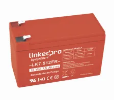 Bateria Linkedpro Lk7.512fr Sealed Lead Acid (vrla), 12 V, 7500 Mah, Rojo