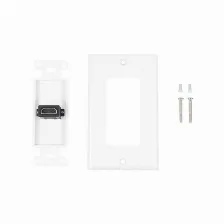 Placa De Pared Linkedpro Lpfp90 1 Hdmi, Diseño Convencional, Color Blanco