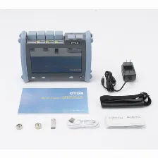 Otdr Pro De Alto Rendimiento Para Enlaces De Fibra A“ptica Monomodo Y Multimodo / Longitudes De Onda: 850nm, 1300nm, 1310nm Y 1550nm / Zona Muerta Por Evento De 0.8 Metros / Vfl 5mw / Distancia De ...