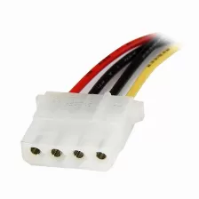 Cable De Poder Startech.com Sata 15 Puntas, Molex (4 Puntas), 0.3048 M, Negro, Rojo, Blanco, Amarillo