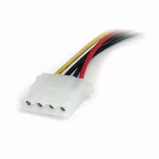 Cable De Alimentación Startech (lp4satafm6in), De 15cm Adaptador Molex Lp4 A Sata - Hembra A Macho