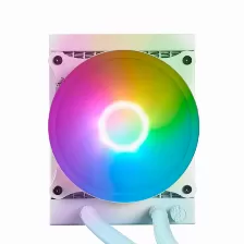 Enfriamiento Liquido Game Factor Lqg501, Argb , 2550rpm, Lga 1700, 120mm, Color Blanco