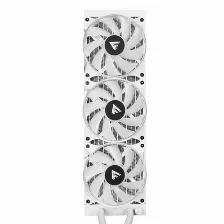 Sistema De Enfriamiento Game Factor Lqg700 Blanco, Rgb, Vent 3x120mm