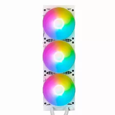 Sistema De Enfriamiento Game Factor Lqg700 Blanco, Rgb, Vent 3x120mm