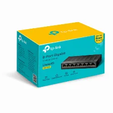 Switch Tp-link 8 Puertos, Gigabit Ethernet 10/100/1000 Mbps, No Administrable