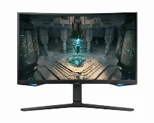 Monitor Led Curvo Samsung Odyssey 27 Pulgadas, G6, 2560x1440, 240hz, Freesync Premium Pro, Rj45, Bluetooth, Wifi