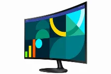 Monitor Curvo Samsung, Ls27d360galxzx Led, 27 Pulg, Full Hd, 100 Hz, 4ms, 1920x1080, Negro