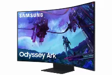 Monitor Gamer Curvo Samsung Odyssey Ark, Led, 55 Pulg, 3840x2160 4k Ultra Hd, Freesync, 165hz, 3xhdmi, 1xdp, Negro