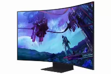 Monitor Gamer Curvo Samsung Odyssey Ark, Led, 55 Pulg, 3840x2160 4k Ultra Hd, Freesync, 165hz, 3xhdmi, 1xdp, Negro