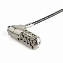 Cable Antirrobo Startech.com Candado Para Laptop Con Cable De 2m Kensington, Cerradura Con Combinación, 2 M, Negro, Acero Inoxidable