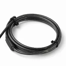 Cable Antirrobo Startech.com Kensington, 2 Teclas, 2 M, Negro, Acero Inoxidable