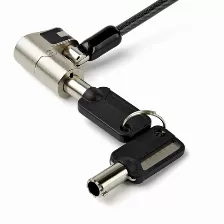 Cable Antirrobo Startech.com Kensington, 2 Teclas, 2 M, Negro, Acero Inoxidable