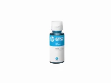 Botella De Tinta Cian Hp Gt52 70ml Original Para Impresoras Smart Tank