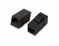 Cople Rj45 Saxxon Cat6, Negro (ultimas Piezas)