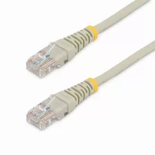 Patchord Startech.com Cat5e, 2.1 M, U/utp (utp), Gris