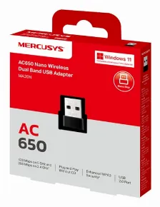 Adaptador Usb | Tp Link | Ma20n | Inalambrico Nano De Doble Banda Ac650