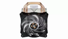 Disipador Cooler Master Masterair Ma410p, Rgb, Ventilador 120mm, Universal Intel/ Amd, Negro