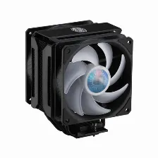Disipador Cooler Master Masterair Ma612 Stealth Argb, 2x Ventiladores 120mm, Rgb, Negro