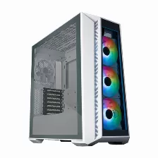 Gabinete Cooler Master Mb520 Argb Midi-tower, Ventana Lateral, 4x Ventiladores, Blanco