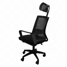 Silla Gerencial Modamob Modelo Nova, Respaldo Y Cabecera De Malla, Soporte Lumbar, Piston De Gas C3 120kg, Estrella Aleacion C/5 Ruedas, Color Gris